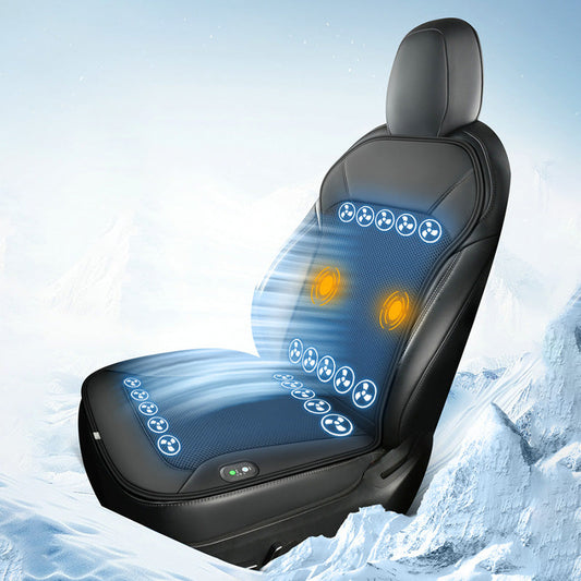 💨Limited Time 54% Off - Ventilated Car Cooling Seat Cushion with Fan